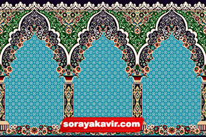 سجاده فرش مسجدی ( فرش سجاده ای کاشان ) نمادی از وحدت و یگانه پرستی